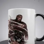 Levi attacking Beast Titan Attack on Titan Magic Mug by ANIMURA