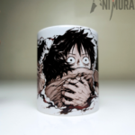 Luffy and Ace One Piece ceramic mug