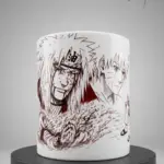 Jiraiya and Naruto ceramic mug