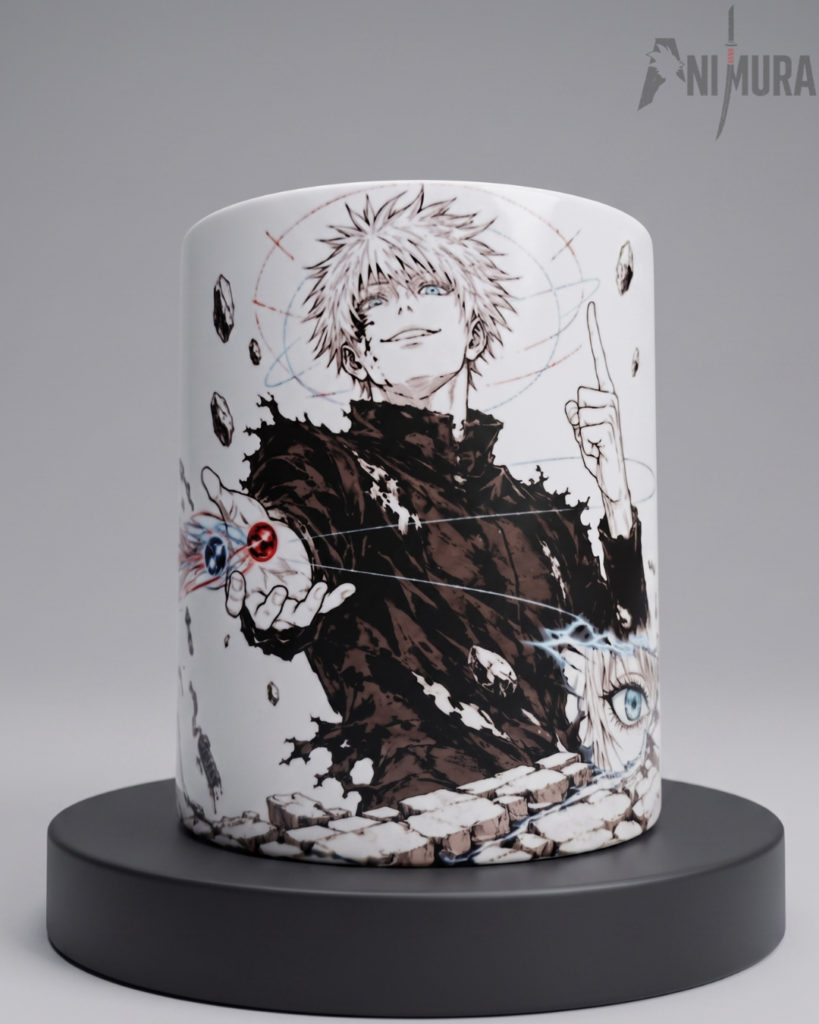 Gojo vs Toji Jujutsu Kaisen ceramic mug