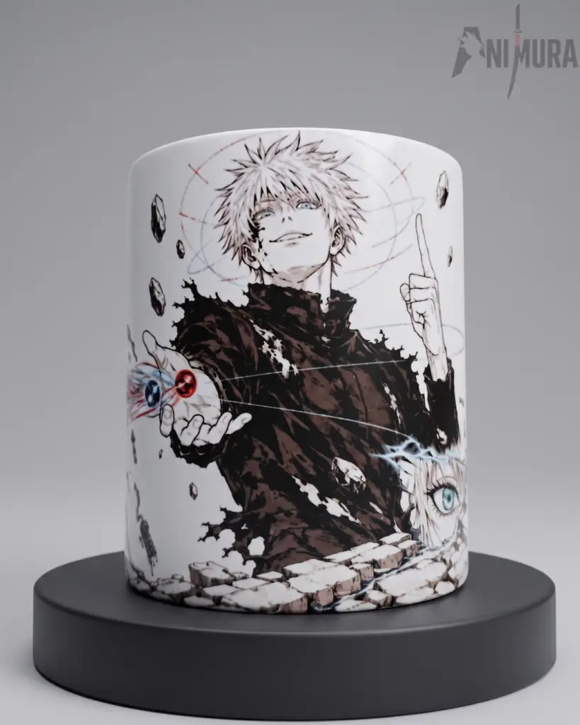 Gojo vs Toji Jujutsu Kaisen ceramic mug