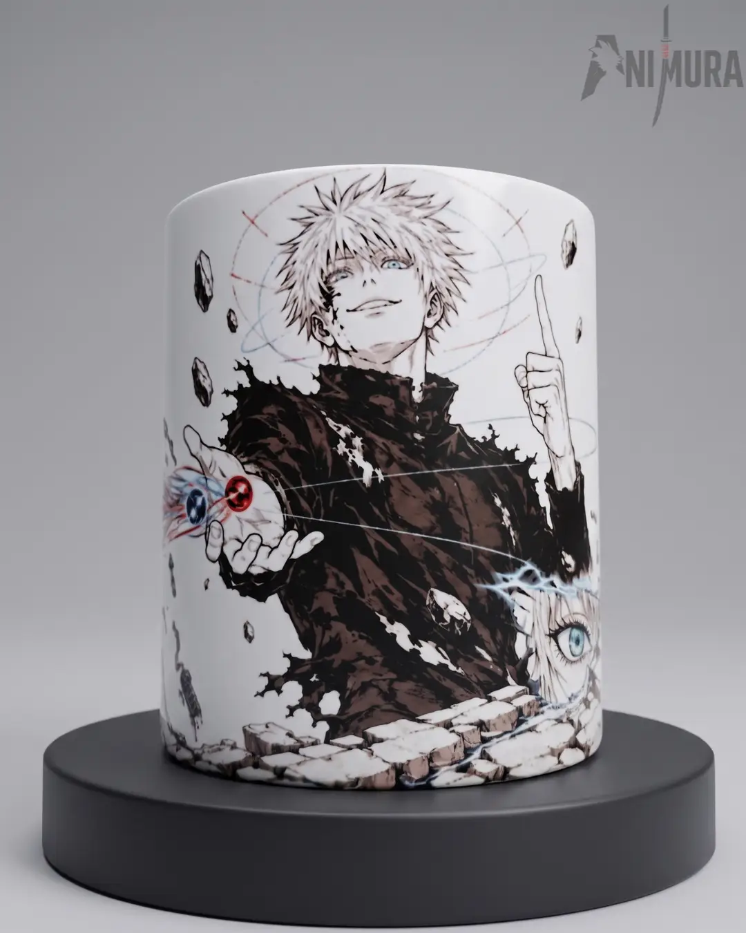 Gojo vs Toji Jujutsu Kaisen ceramic mug
