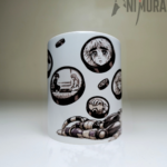 Meruem and Komugi Hunter x Hunter ceramic mug front view