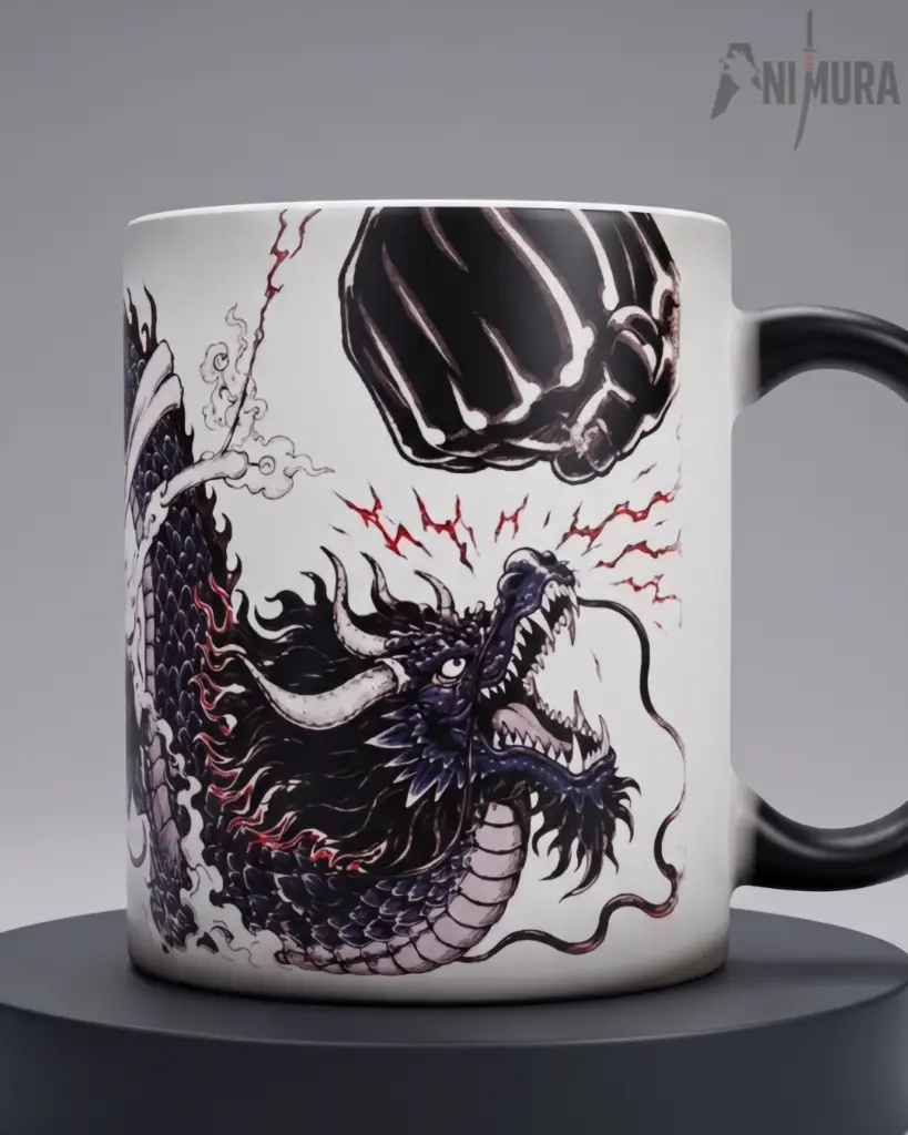 Luffy and Kaido Gear 5 One Piece Magic Mug by ANIMURA
